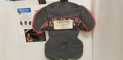 Cojín funda tela soporte cabeza asiento coche bebé bebé seguridad 1er rosa gris. Foto 1 de 4