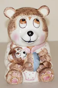 Vintage 1960s Weiss Momma Bear and Baby Bear Cookie Jar made in Brazil - Picture 1 of 20