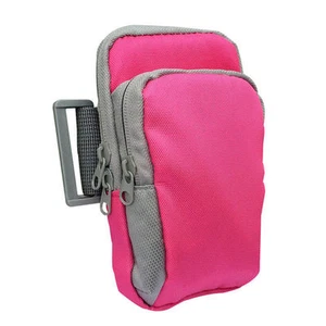 Arm Band Cycling Running Sport Wrist Wallet Phone Cell Key Pouch Bag Outdoor New - Picture 1 of 11