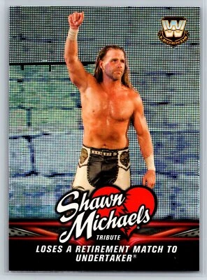 2018 Topps WWE Then Now Forever Shawn Michaels Tribute Retirement Match #36 - Image 1 of 2