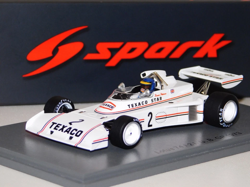 LOTUS 74 F2 I TEXACO #2 R. PETERSON BRITISH GP 1973 SPARK S7303 1:43 - Image 1 of 1