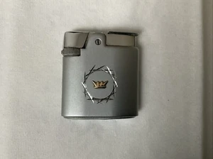 Vintage Ronson Silver Gold Crown Cigarette Lighter Beautiful Condition - Picture 1 of 4