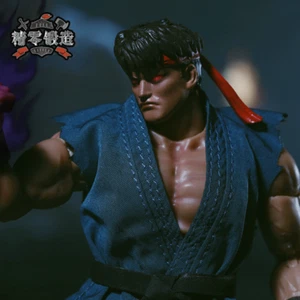 Jada Street Fighter II Ryu 6" Action Figure Evil Cloth Suit (No Action Figure) - Picture 1 of 20