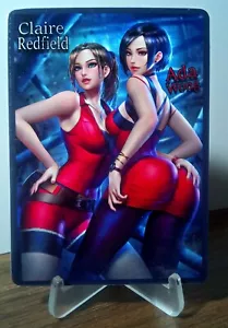 Resident Evil, Ada & Claire, Custom Art Card, SFW/NSFW, Sexy, Waifu, Double Side - Picture 1 of 1