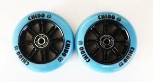 100mm SCOOTER WHEELS CHIDO RAZOR PRO MGP + RATED ABEC 9 BEARINGS FREE DELIVERY - Picture 1 of 1