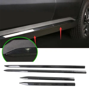 For Kia Sorento 2021-2025 Carbon fiber Body Side Door Molding Line Cover Trim - Picture 1 of 12