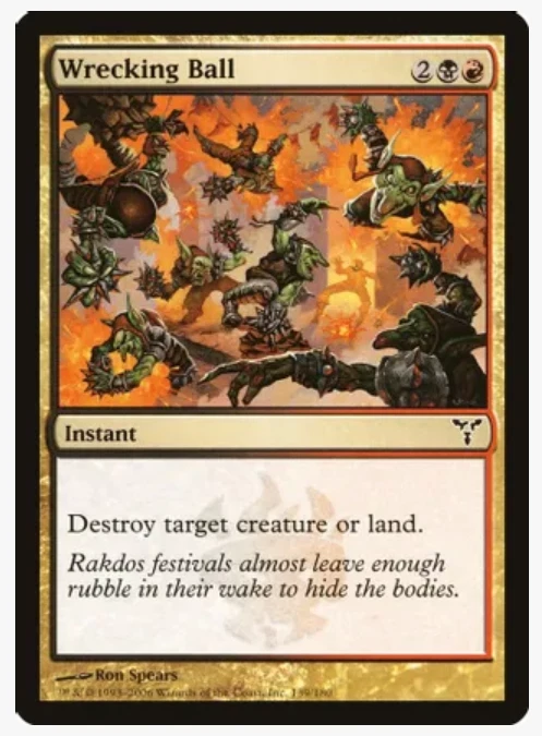 Magic the Gathering Wrecking Ball (x4) PLAYSET MtG Dissension NM/LP - Image 1 of 1