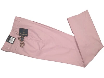 ¡NUEVOS PANTALONES $135 Bills Khakis Parker Pincord! Rayas finas rojas y blancas hechas en EE. UU. Foto 1 de 2