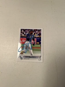 Wander Franco Signed Autographed 2022 Topps Series 1 #215 Rookie Card RC - Picture 1 of 1