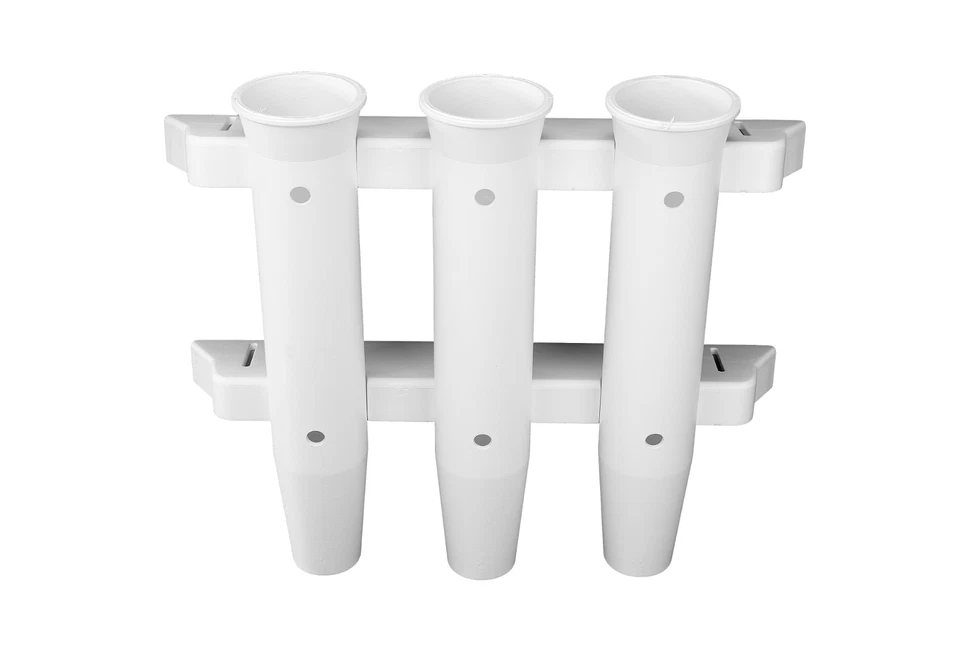 Portacanne 3-fach Supporto Canna da Pesca per Barca Angelboot Porta Nuova - Immagine 1 di 1