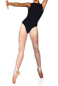 NWT Sansha Woman's Boatneck Leotard Burgundy, Navy or White Adult L or XXL - Picture 1 of 9