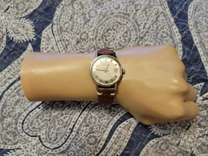 Vintage Baylor Stainless Steel Manual Wind Men's Watch - Picture 1 of 11