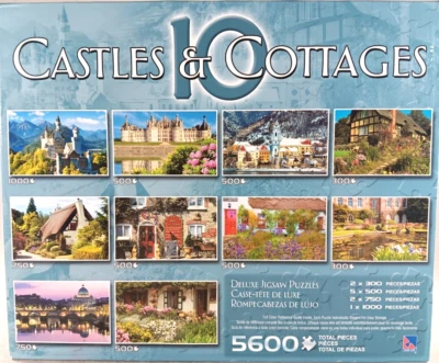 Castles & Cottages 6 Jigsaw Puzzles by Sure-Lox - Image 1 of 3
