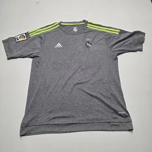 Real Madrid 2015/2016 Adidas Away Football Shirt Soccer Jersey Mens L Gray - Picture 1 of 13