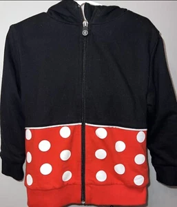 Girls Disney Minnie Mouse CubCoat Fleece Hoodie-EUC-Size 4-5 - Picture 1 of 5