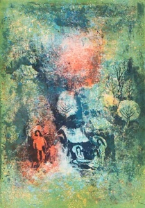 Hoi Lebadang Vietnamese 1921-2015 Original Lithograph Signed Numbered Family - Picture 1 of 8