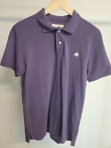 Aeropostale Polo Button Up Shirt Adult M Medium Purple Casual Logo Mens - Picture 1 of 6