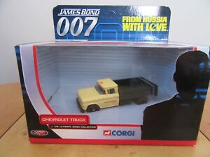 CORGI JAMES BOND CHEVROLET TRUCK unused and boxed FROM RUSSIA WITH LOVE