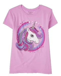 New The Children's Place TCP Unicorn Tee Shirt Size XL 14 NWT - Picture 1 of 2