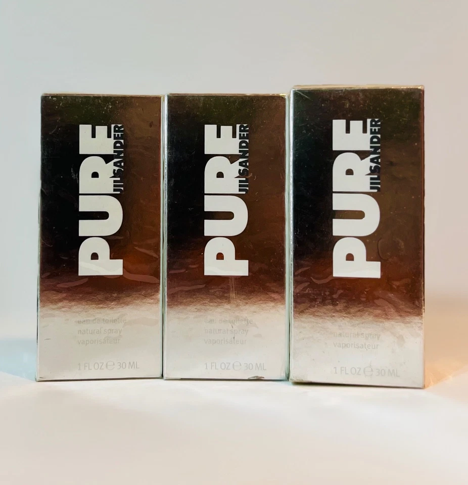 Jil Sander Pure, para mujer, fragancia (botella de 30 ml 90 ml) vintage rara Foto 1 de 4