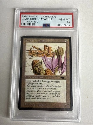 1994 Magic the Gathering Antiquities Grapefruit Catpult Gem Mint PSA 10 MTG Card - Image 1 of 2