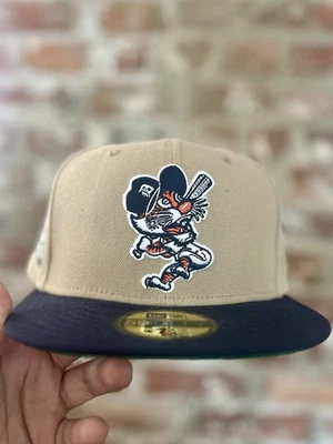 NEW ERA Detroit Tigers MLB Fitted 7 1/4 NEW 59Fifty Swinging Tiger 1968 WS Patch - Image 1 of 4