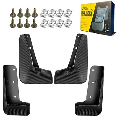 4-Piece Truck Mud Flaps Fit for BMW i3 2014–21 with Front & Rear Guards Foto 1 de 4