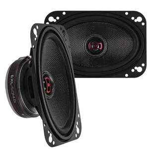 DS18 4x6" 60W RMS 3 Ohm 2-Wege Koaxial Lautsprecher Paar mit Glasfaser Kegel - Bild 1 von 9