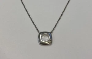 Halskette mit Anhänger 925 Sterling Silber Fossil Anker Kette  - Bild 1 von 2