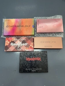 5 piece Lot Mixed Brand Eye Shadow / blush / highlight palette Lot - Picture 1 of 11