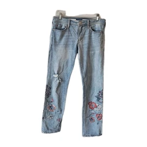 Anthropologie Pilcro & the Letterpress Jeans Slim Boyfriend Gr. 27 (32X29) Floral - Bild 1 von 22