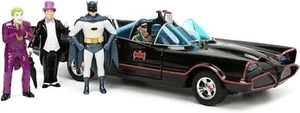 1966 Auto classica con figure di Batman pressofuse serie TV Batman (1966)... - Foto 1 di 2