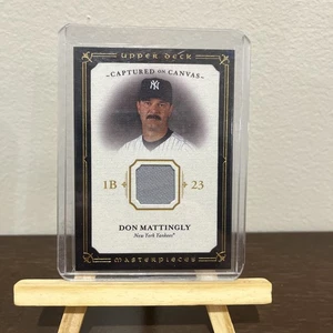 2008 Upper Deck Masterpieces Captured on Canvas Don Mattingly Must have card  - Bild 1 von 2