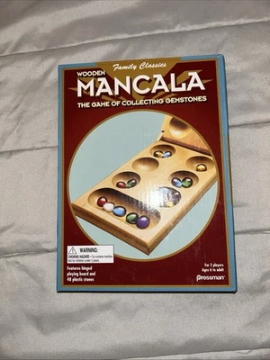 Mancala Wooden Family Classics by Pressman - 2022 Edition - Complete! - Image 1 of 2