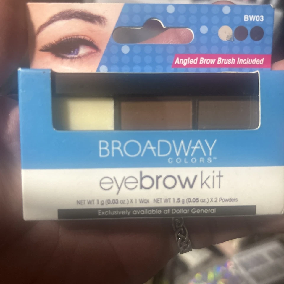 Kit de cejas Broadway Colors BW03 cera en polvo marrón chocolate rico Foto 1 de 3