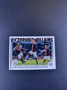 2024-25 Topps UEFA Club Competitions #124 Victorious Villains - Picture 1 of 2