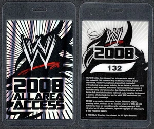 Vintage 2008 WWE All Area Access Pass - unbenutzt Original Wrestling NOS John Cena - Bild 1 von 1