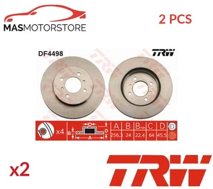 BREMSSCHEIBEN SATZ PAAR TRW DF4498 2PCS A FÜR MITSUBISHI LANCER VII,LANCER VI - Bild 1 von 5