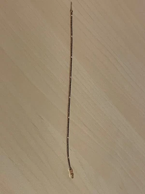 Bracciale tennis Recarlo oro 18 kt con Diamanti Neri e Bianchi - Immagine 1 di 4