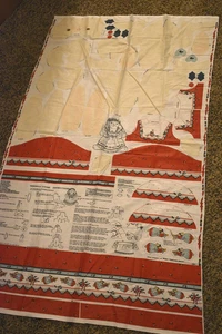 Vintage Christmas Bunny Veronica Louise Daisy Kingdom 15" Cut & Sew Fabric Panel - Picture 1 of 4