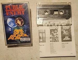 Public Enemy Fear Of A Black Planet Cassette 1990 Original Rap Hip hop - Picture 1 of 7