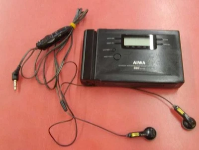 (For Parts or Repair) AIWA Cassette Recorder HS-RX50 Black - Image 1 of 4