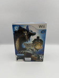 Monster Hunter 3 Tri Limited Box W/ Wii Classic Controller Pro PRISTINE SEALED - Picture 1 of 6