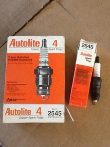 Autolite Spark Plugs 2545 Set Of 4 - Picture 1 of 2