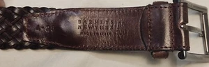 Barneys New York Italy braun Leder Flechtgürtel 4-28, 85/100 - Bild 1 von 2