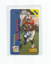 LARRY JONES  1995 SIGNATURE ROOKIES AUTO-PHONEX PRE-ROOKIE PHONE CARD #33-UNSCR