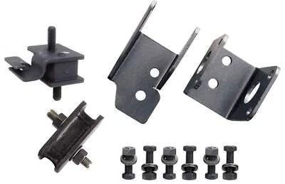 Trans-Dapt Performance Motor Mount Bolt-On Steel Black Powder For Mopar (4675) - Image 1 of 4