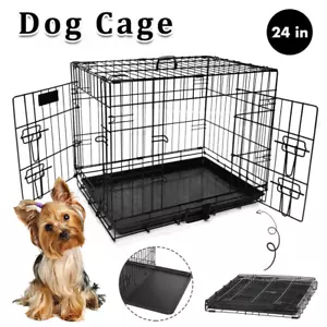 Hundetransportbox Hundekäfig Transportbox Gitterbox Hundebox Drahtkäfig Welpen - Bild 1 von 1