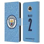 Man City Fc 2020/21 Players Home Kit Group 2 Leather Book Case For Motorola