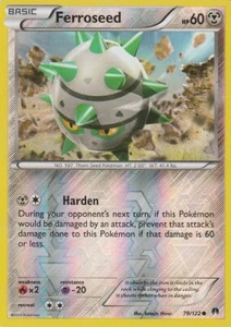 Ferroseed 79/122 X&Y Breakpoint Pokemon TCG Card Reverse Holo - Picture 1 of 2